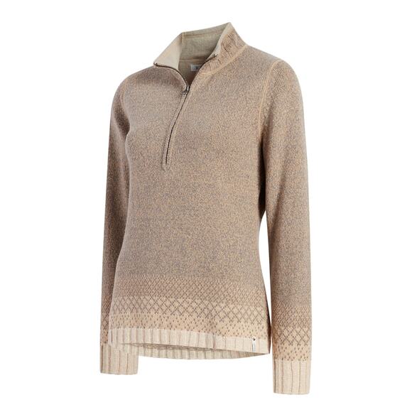 Woolrich Half Zip Pullover Sweater Womens Size XL Cabincore Ski Bunny - Picture 1 of 10